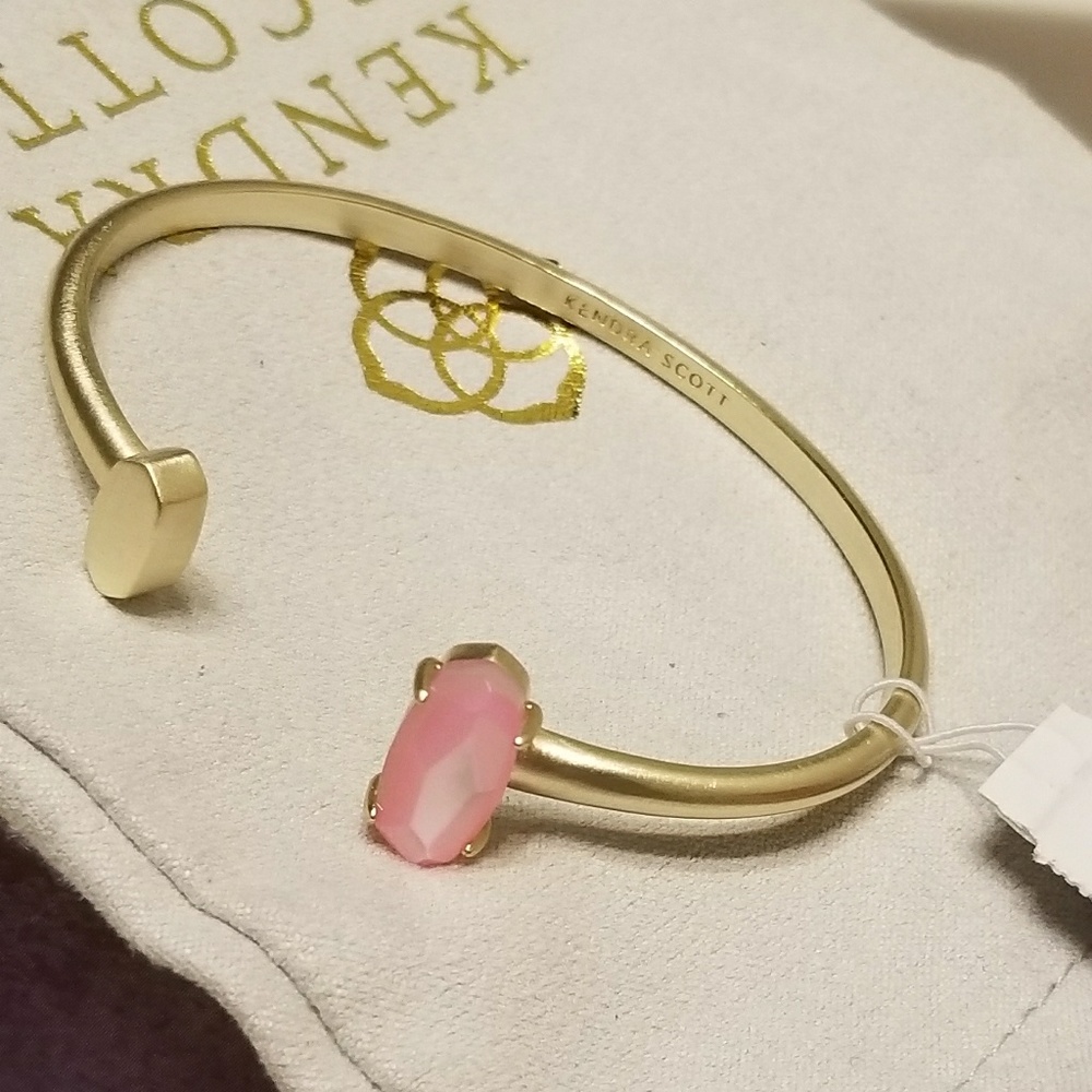 Kendra Scott Blush Cuff Bracelet in Gold